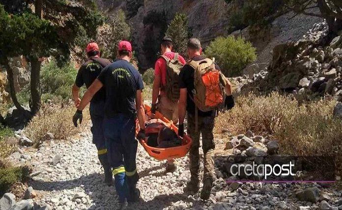 Κρήτη: Νεκρός ανασύρθηκε ο κυνηγός που είχε εντοπιστεί τραυματισμένος σε μονοπάτι στα Λευκά Όρη