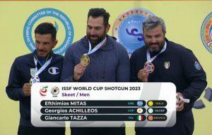 Σκοποβολή: Παγκόσμιο κύπελλο σκητ - Χρυσό μετάλλιο ο Μάκης Μίτας στο Αλμάτι